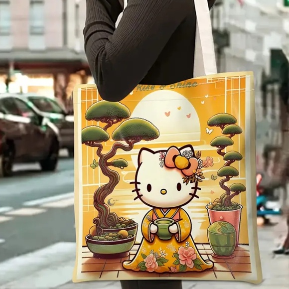 NWT! Sanrio Hello Kitty in a Golden Kimono! - Picture 5 of 6